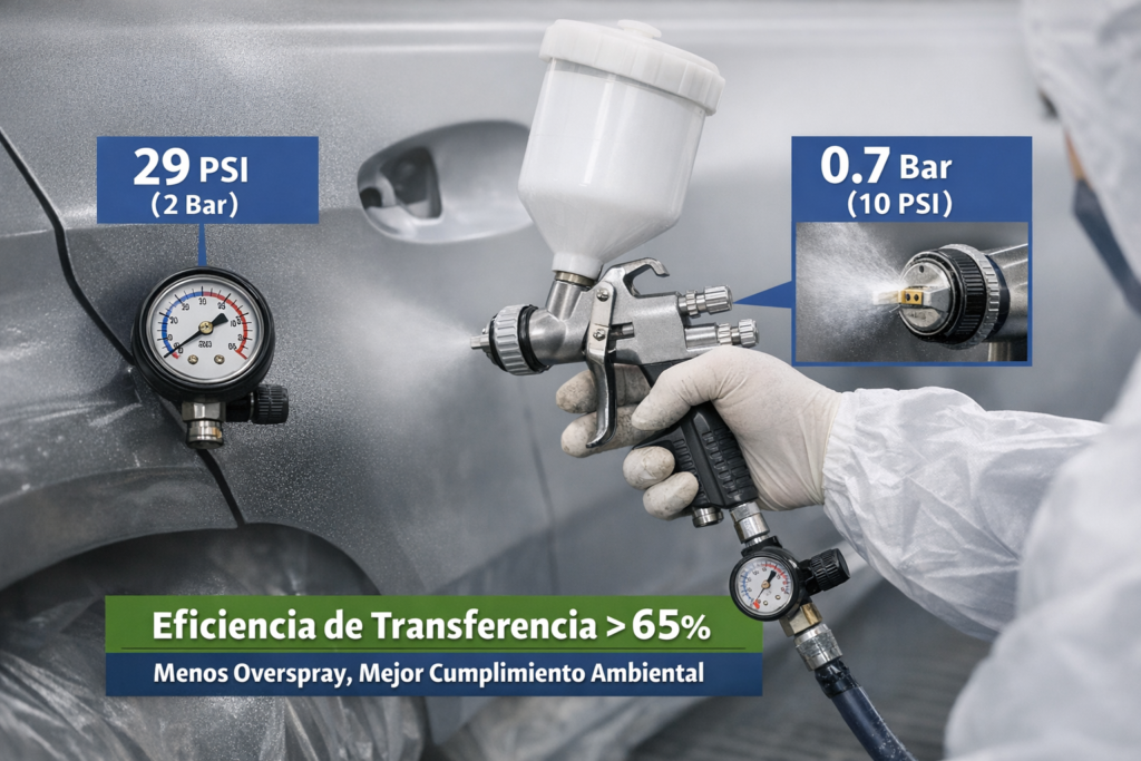 hvlp y su forma de usar en un taller