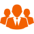 icone-d-affaires-et-d-entrepreneurs-orange